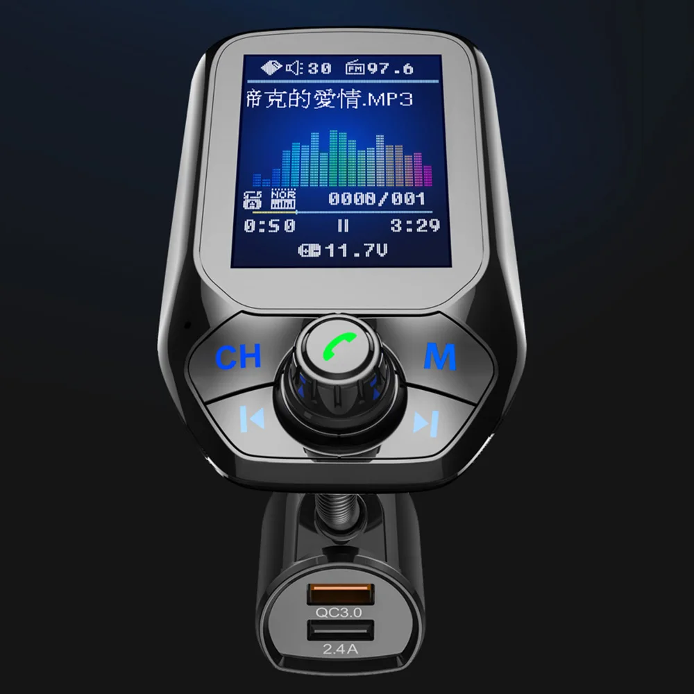 Совершенно новый и высококачественный Bluetooth Автомобильный fm-передатчик mp3-плеер