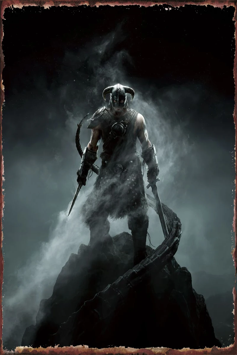 

Жестяная Табличка Dragonborn в стиле ретро, винтажный металлический знак, жестяные тарелки, декор для стен, комнатное украшение для творчества, к...