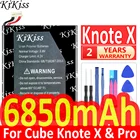 Мощная батарея 6850 мАч KiKiss для планшетного ПК ALLDO CUBE Knote X  Pro Kubi KnoteX, перезаряжаемая запасная деталь
