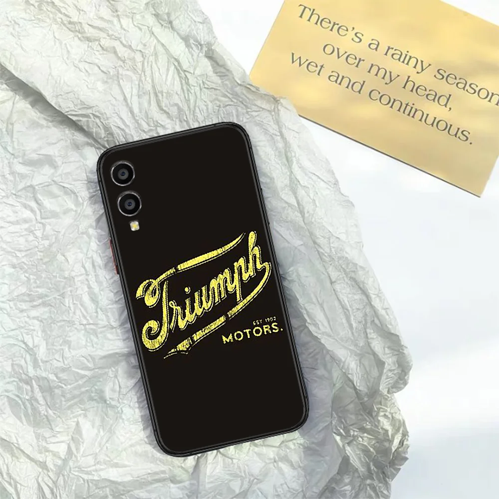 

Triumphs motorcycle Phone Case For HUAWEI Honor 6 7 8 A S 9 X Mate 10 20 30 i Lite Pro Y7 2019 black Prime Painting Cell Fashion