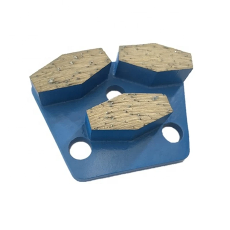 12 шт. трапециевидные алмазные шлифовальные диски с тремя сегментами|Абразивные