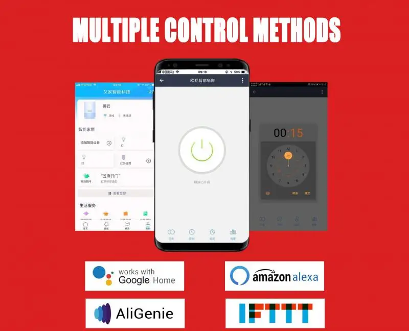 Wi-Fi Smart Plug Переключатель синхронизации розетка для Alexa Google Home дистанционное управление