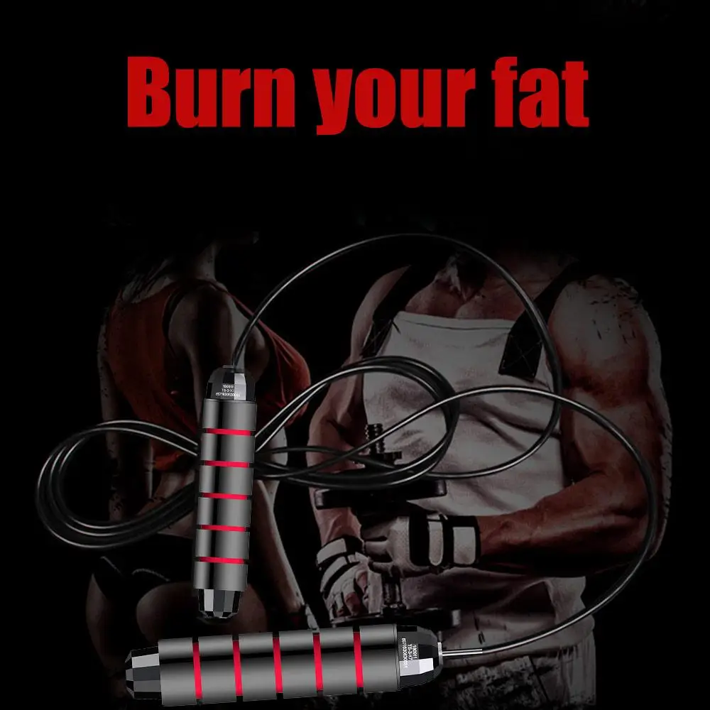 

ABS Black Skipping Rope Rope Skipping Jump Rope Funny Game Workout Toy Gadget Exercise Adjustable Outdoor