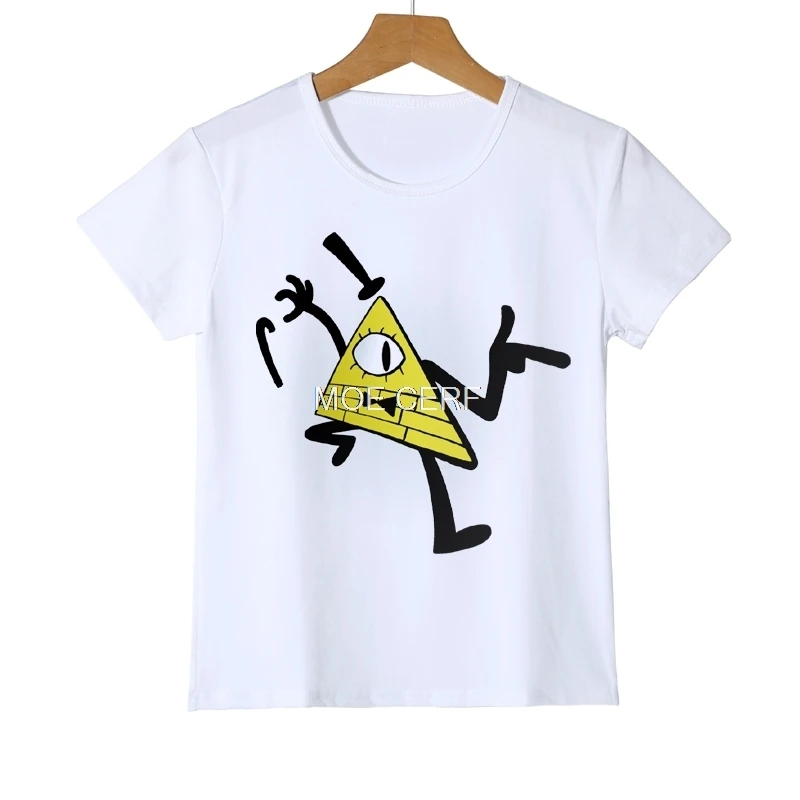 Милая Детская рубашка детские футболки с Гравити Фолз тайна атака Летние