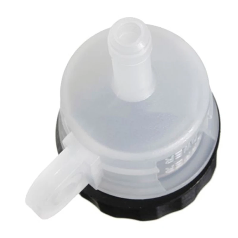 

ABS Cylinder Oil Cup Spare Tank Attachment Bottle Container Fluid Fuel Rear