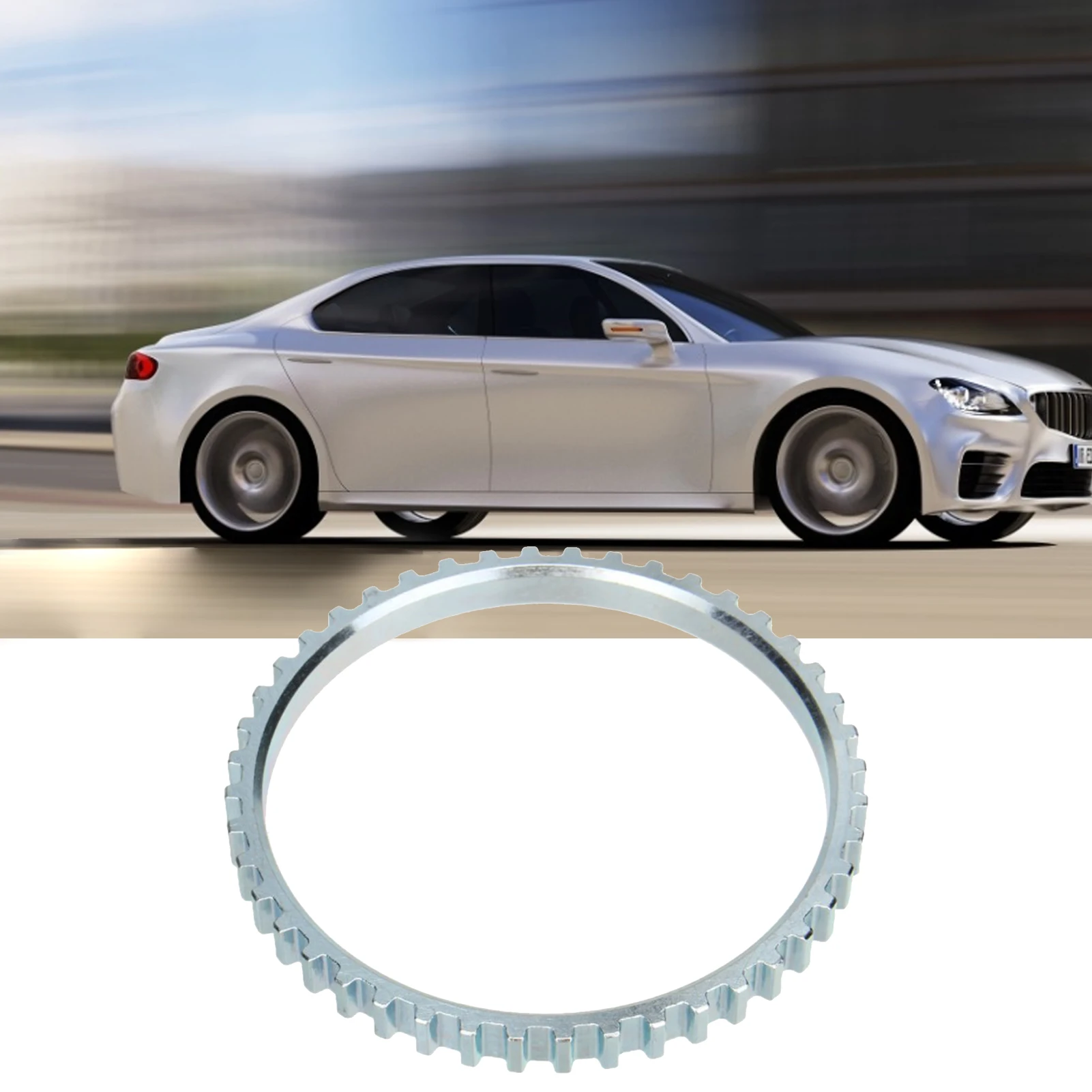 

Car ABS Gear Ring 44 Anterior / Proximal Silver ABS Gear Ring Tone Ring Excellent Car Accessories For Reneult RENEULT CLIO MK2