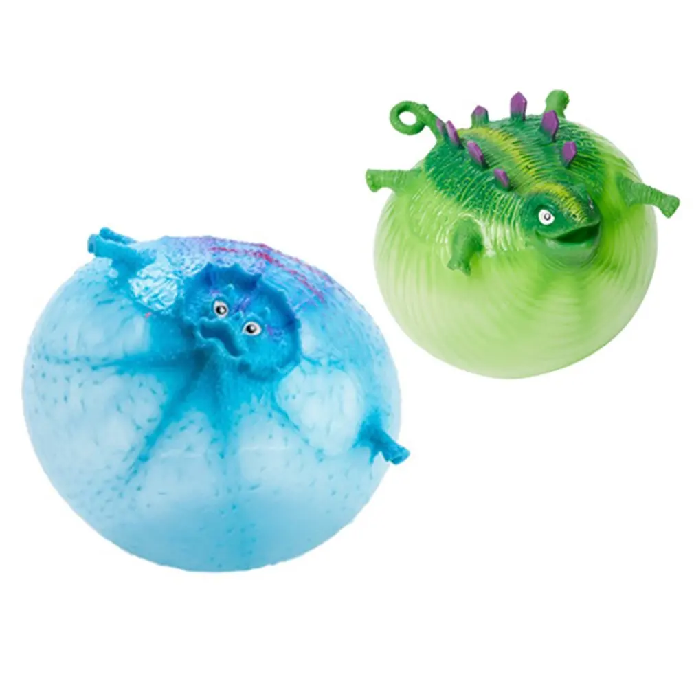 

1Pc Pretend Puffer Fish Toy Antistress Inflatable Animal Toy Squeeze Soft Ball Balloon Toy