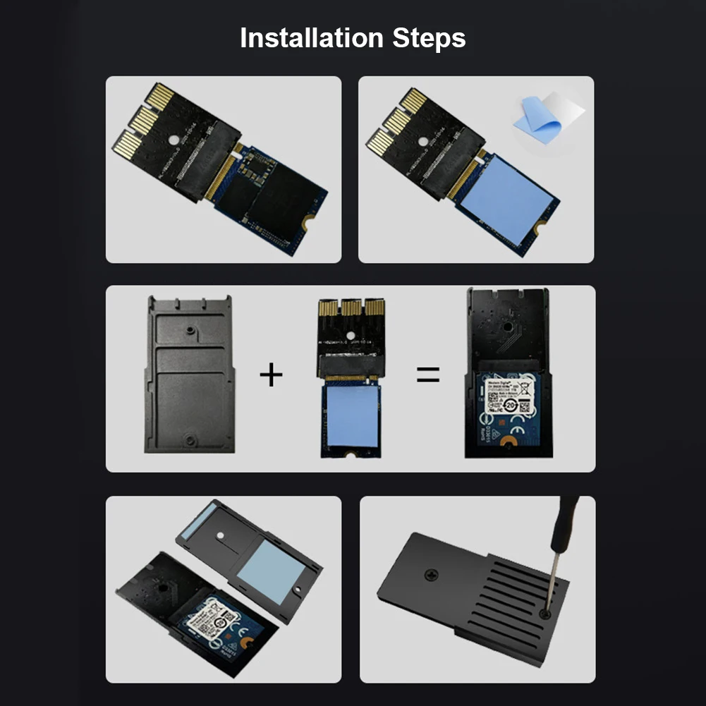 for xbox series xs aluminum alloy external console hard drive conversion box m 2 nvme 2230 ssd expansion card box free global shipping