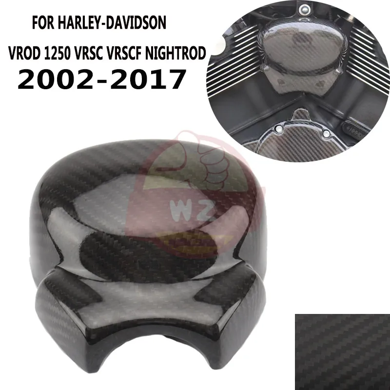 

Motorcycle For Harley-Davidson VROD 1250 VRSC VRSCF Nightrod 2002-2017 2016 2015 2014100% Carbon Fiber Horn Cover Protector