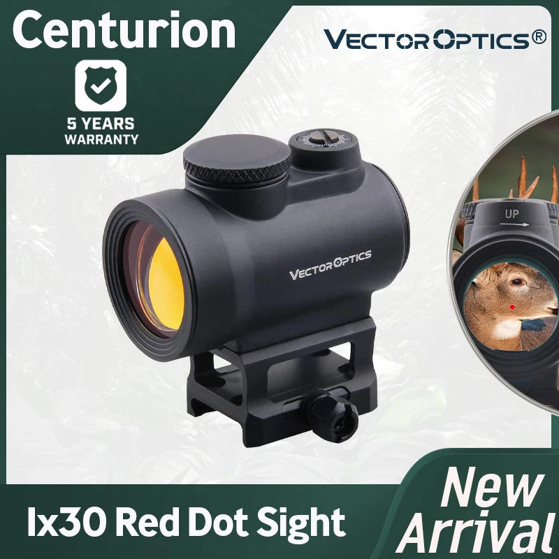 Векторная оптика Centurion 1x30 Красный точечный прицел тактический широкоугольный