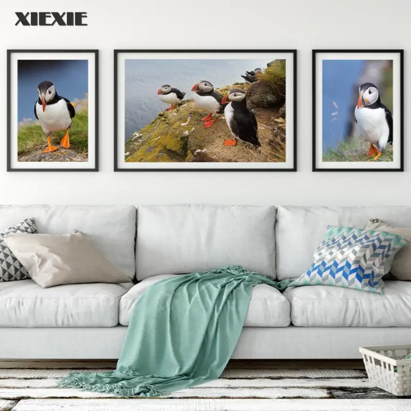 

Nordic Animal Canvas Painting Red Billed Migratory Bird Poster Office Wall Painting Living Room Bedroom Home Decoration Mural