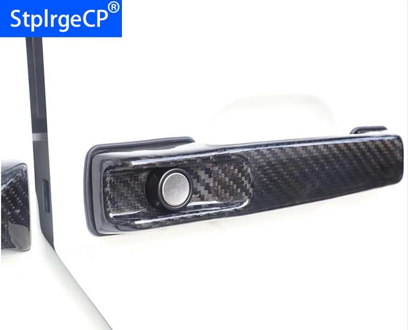 Чехол из углеродного волокна для ручки двери Mercedes Benz G Class W463 W464 G65 G55 G63 G500 G550 G350 09-19