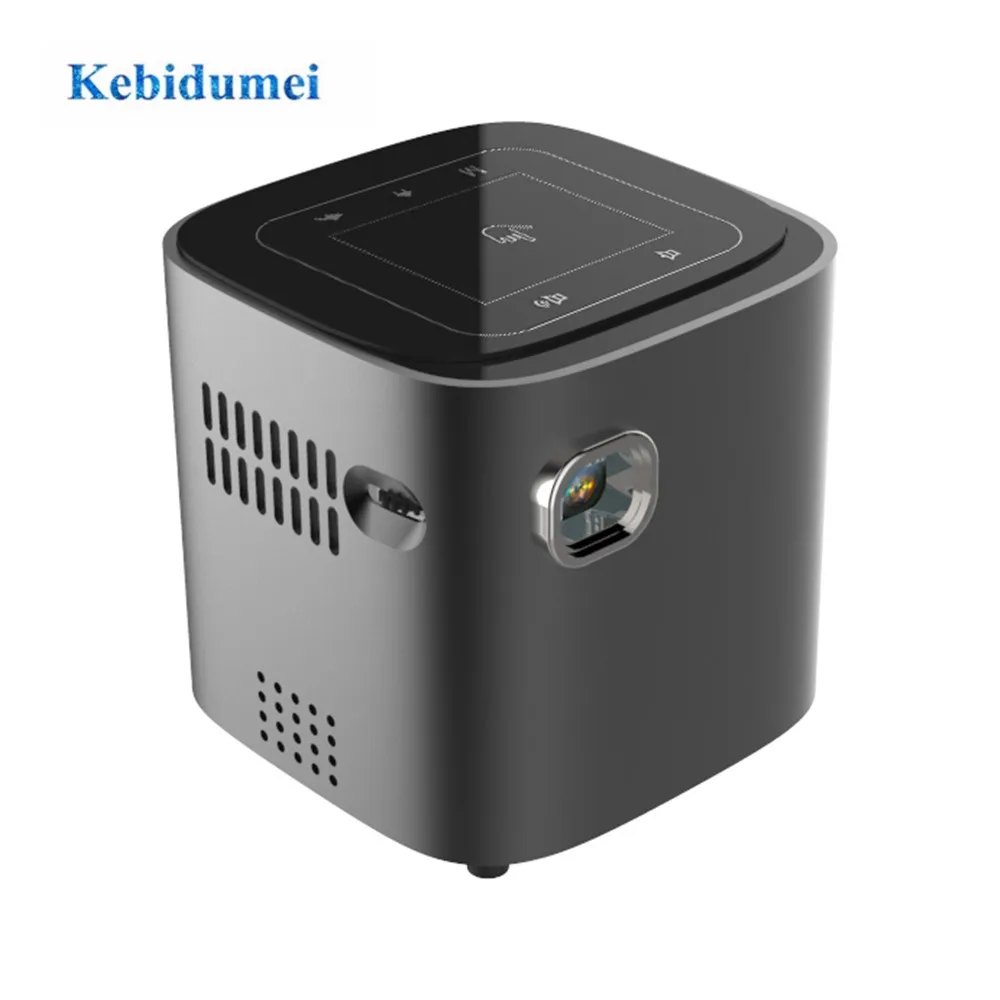 

D019 мини-проектор Поддержка Full HD 1920x1080P DLP Портативный Android 7.1.2 OS Wi-Fi Bluetooth светодиодный Батарея домашний мультимедийный проектор