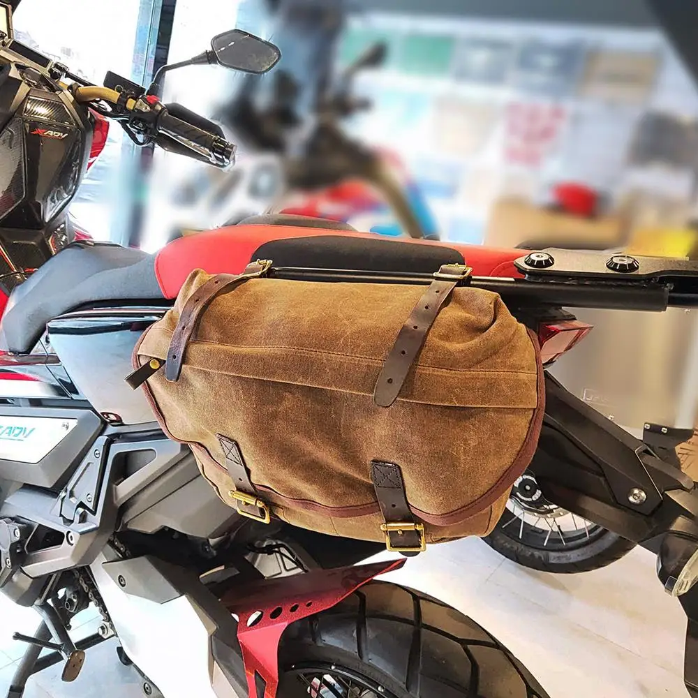 

Pair Universal Motorcycle Bags Saddlebag Luggage Side Bags Saddle Bag Storage Tool Pouch for Harley Yamaha Honda Suzuki
