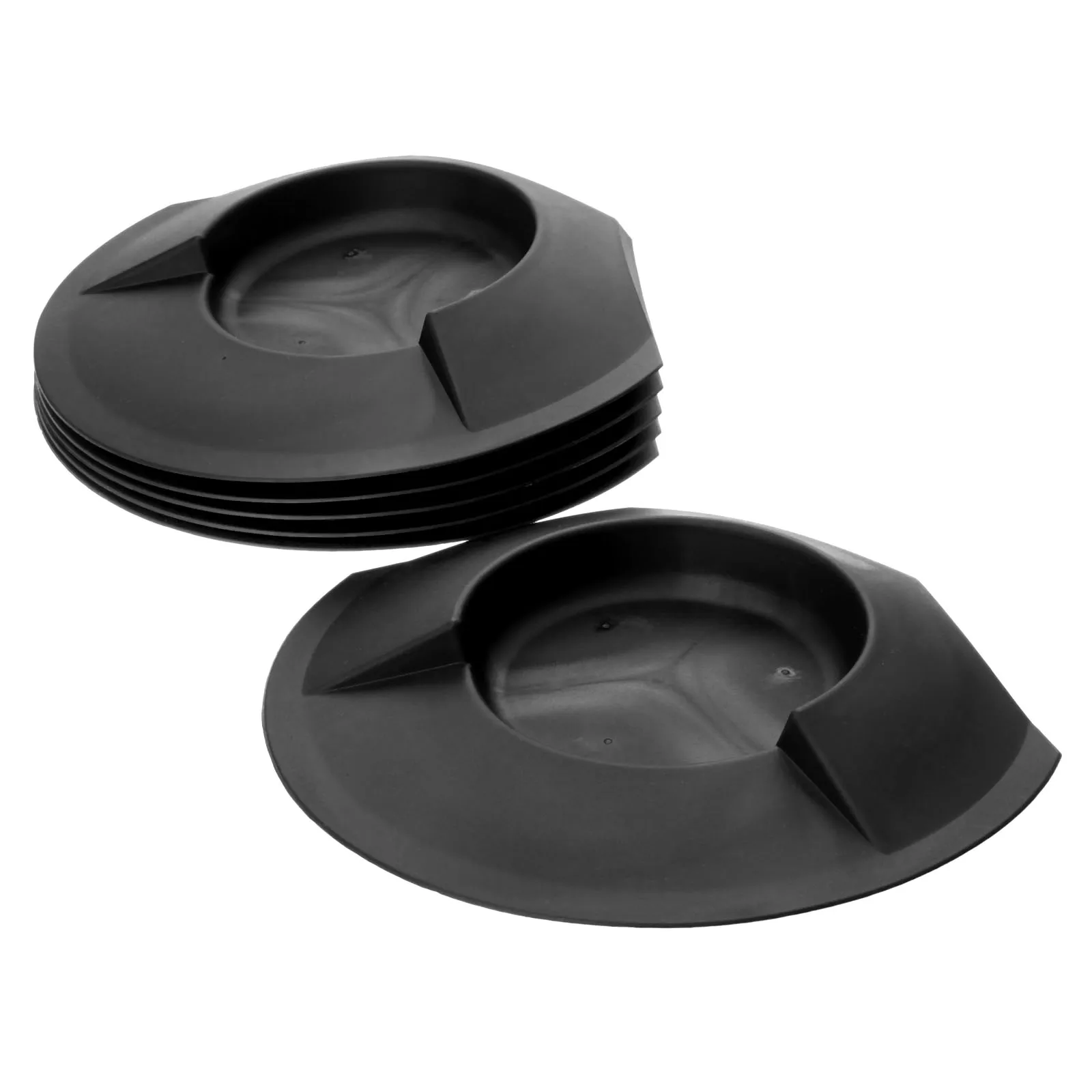 6 шт черный Пластик ответвление лужайки для гольфа &quotГрин&quot чашка отверстие в