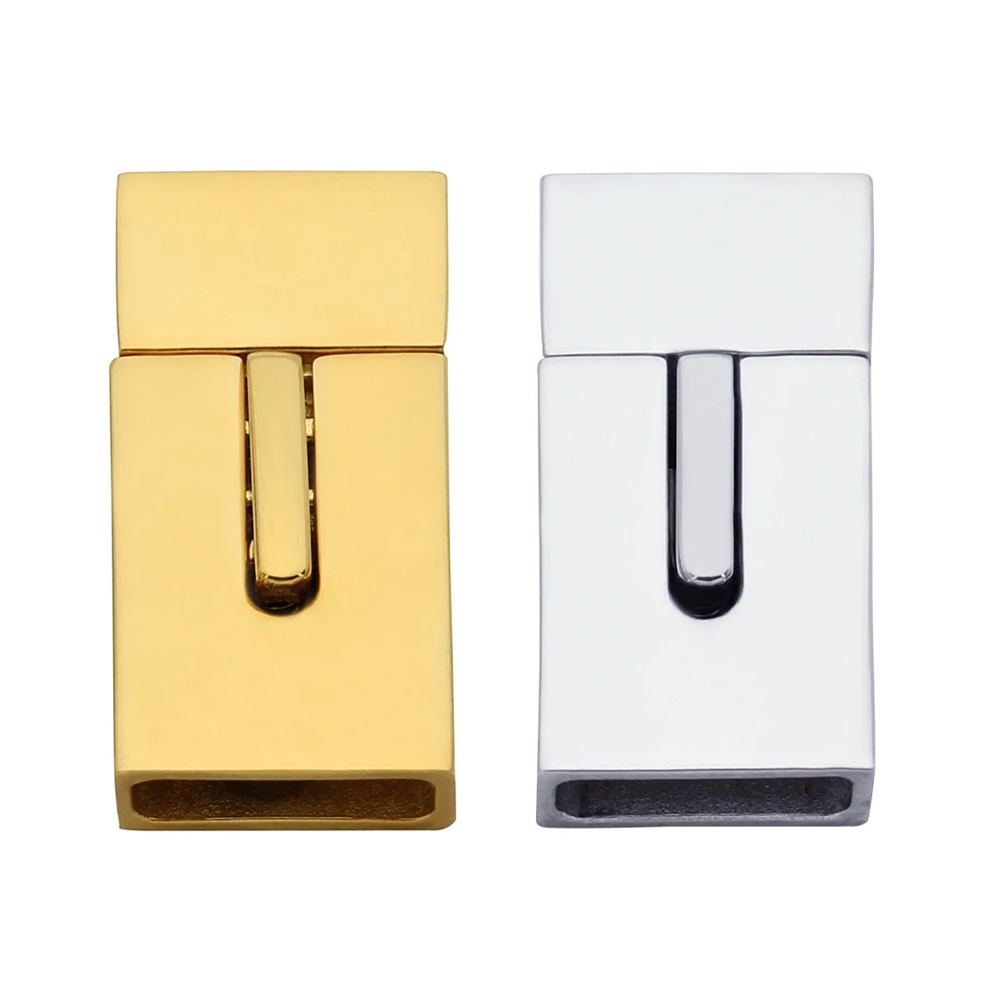 

Размер отверстия 10*3 мм магнитные застежки из нержавеющей стали соединитель золотого цвета подходит для магнитных застежек для браслетов