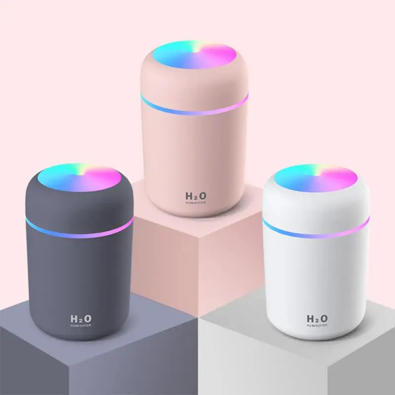 

Portable Air Humidifier 300ml Ultrasonic Essential Oil Diffuser USB Cool Mist Maker Purifier Aromatherapy For Car Home