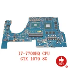 NOKOTION для HP Q174 17-W 17T-W 17-W151NR, материнская плата ноутбука I7-7700HQ GTX 1070 8G, DAG38DMBCC0 915554-001 915554-601 915554-501