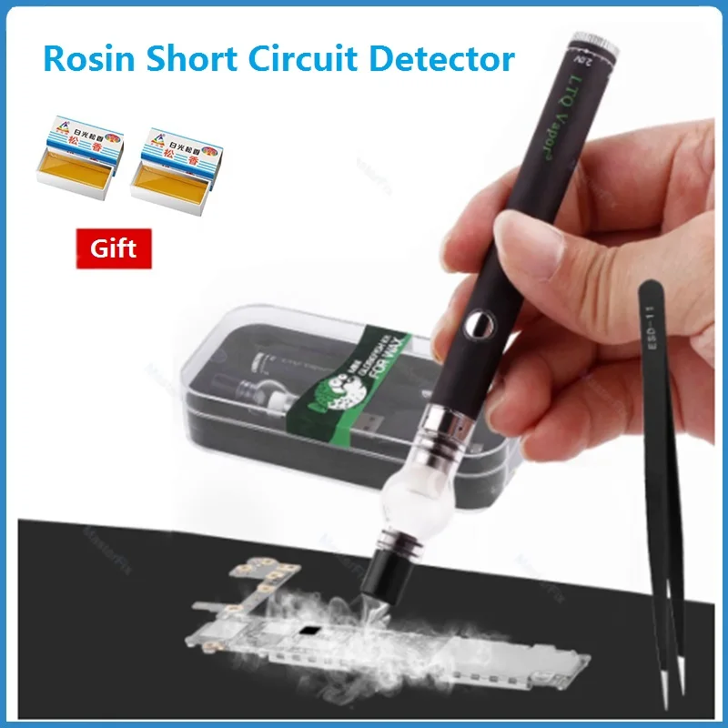 New Rosin Short Circuit Detector Atomizador Dispenser Convenient Tool For Repair Mainboard Rosin Atomizer Pen Easy To Check IC