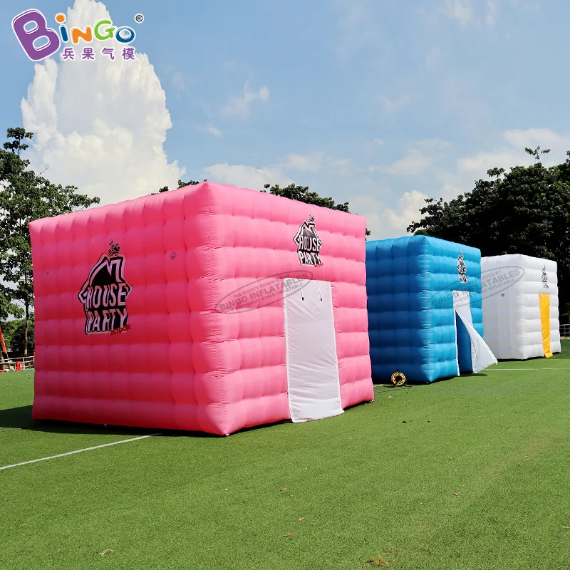 

Customized 4.6x4.6x3.6 Meters Inflatable Event Tent For Outdoor / Colorful Inflatable Cube Tent For Sale - Toy Tent