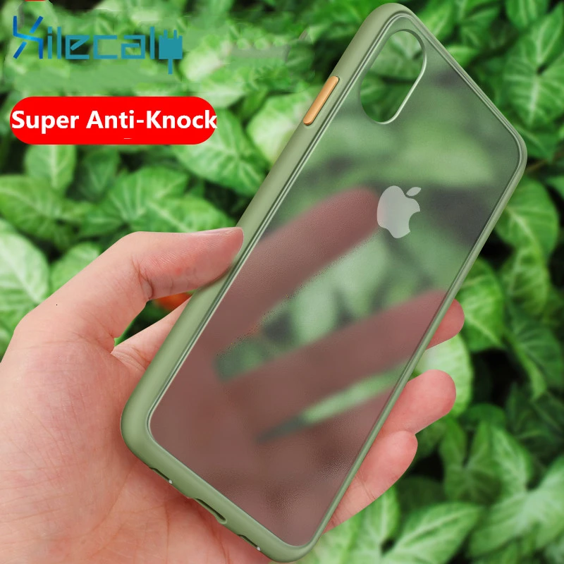 

Luxury Shockproof Case For iPhone XR X XS Max Silicone Translucent Matte Phone Cover For iPhone 11 Pro Max 7 8 Plus Cases Fundas