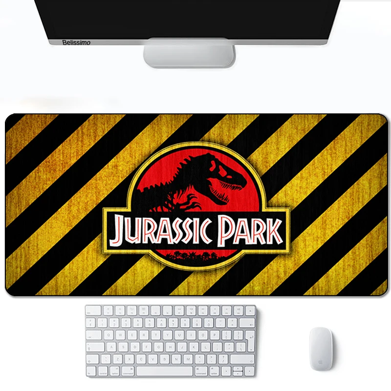 

Mouse Pad Gamer Computer Large 900x400 XXL For Desk mat Keyboard E-sports gaming accessories mousepad 30x60 movie Jurassic Park