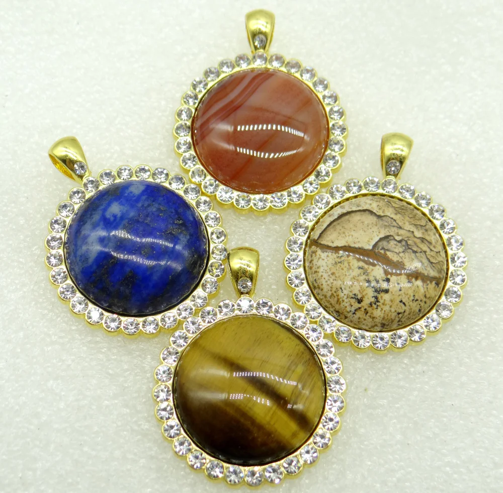 8 шт. ожерелье с натуральным драгоценным камнем|Подвески| |