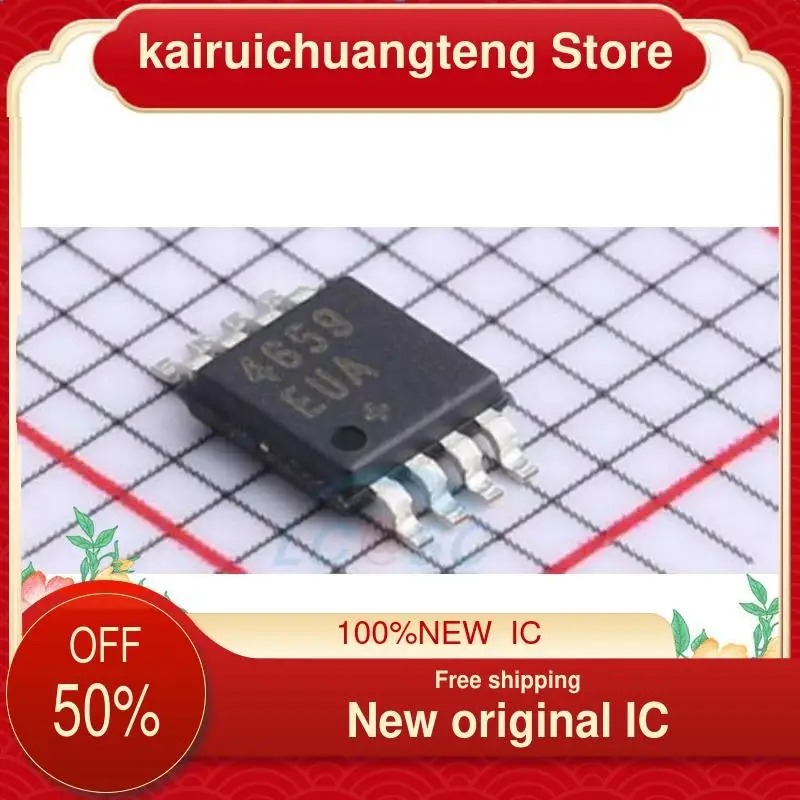 

10-200PCS MAX4659EUA+T MSOP-8 4659EUA New original IC
