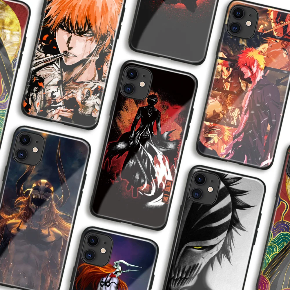 Чехол для телефона отбеливатель Ichigo Kurosaki IPhone 11 12 13 Mini 14 Pro Max XR X XS 7 8 Plus Мягкий
