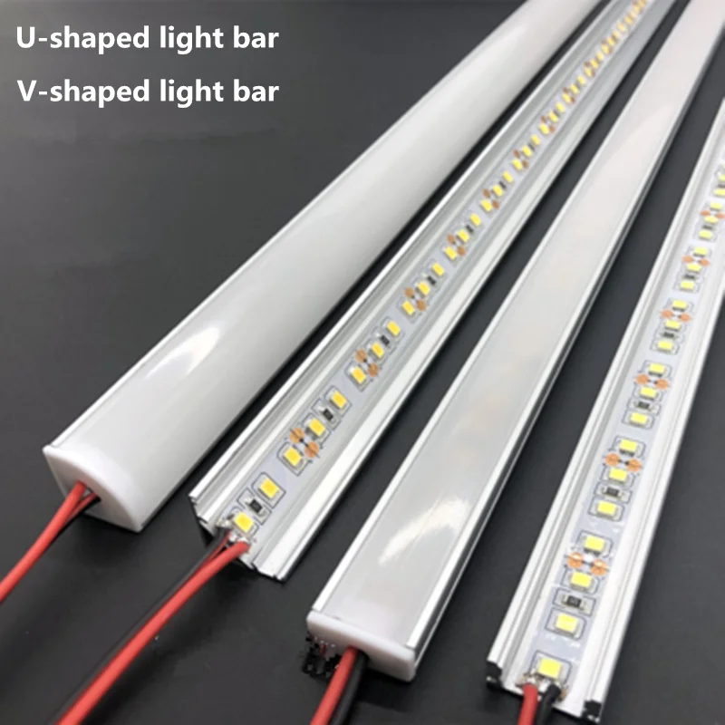 DC12V 50 см 20 дюймов светодиодный барный шкаф светильник 5730 36 U/V Профиль СВЕТОДИОДНЫЙ