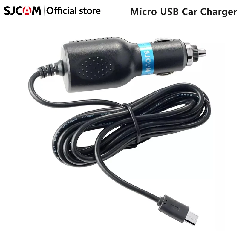 Автомобильное зарядное устройство SJCAM 180 см Micro USB для SJ4000 SJ5000 wifi Plus M10 SJ5000X AIR Экшн