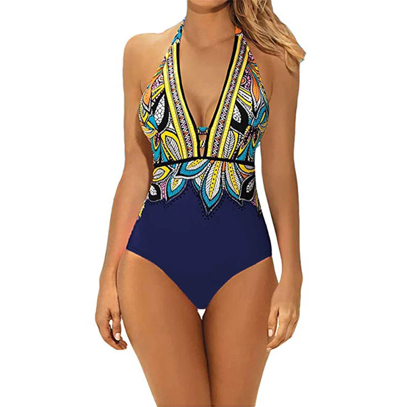 2020 сексуальный цельный купальник женский Монокини пуш ап бандажный боди