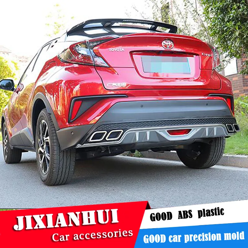 Для Toyota CHR Body kit спойлер 2017 2019 для CH R HC ABS задний передний бампер диффузор защитные