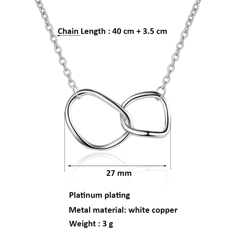 Женская мода простой стиль Глянцевые Подвески ожерелье Необычные круги