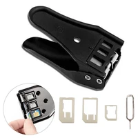 etmakit 3 in 1 microstandard to nano sim card cutter tool suitable for apple iphone 678 samsung mobile phone accessories
