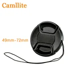 Крышка объектива камеры Camllite крышка объектива для 58 мм 67 мм 49 мм 52 мм Крышка держателя крышки объектива камеры для Canon Nikon Sony