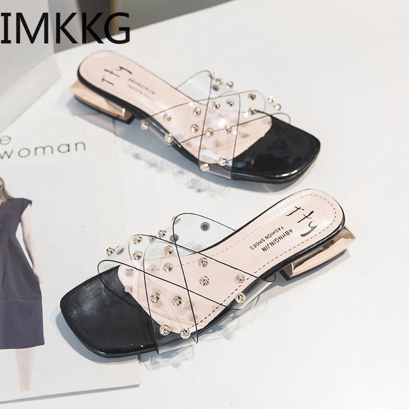 2020 Прозрачная женская летняя обувь прозрачные свадебные сексуальные милые