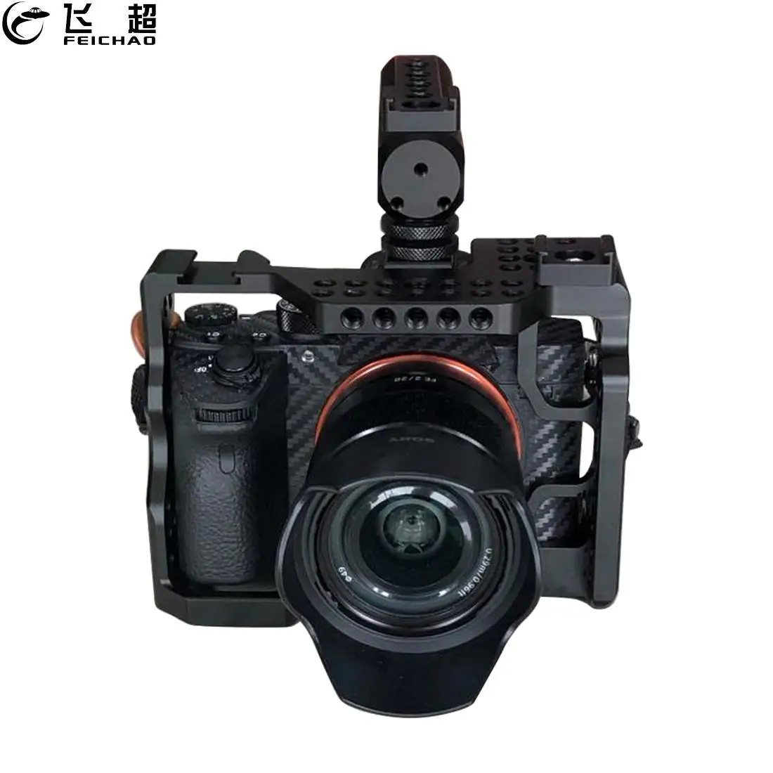 Клетка для камеры для Sony A73 A7M3 A7R3 A7III DSLR SLR подставка с верхней ручкой Горячий башмак к микрофонному монитору LED