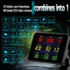 Головой вверх Дисплей OBD Smart HUD Авто Цифровой измеритель OBD2 Порты и разъёмы Предупреждение лобовое стекло сигнализации Системы автомобиля Предупреждение данных сигнализации диагностический