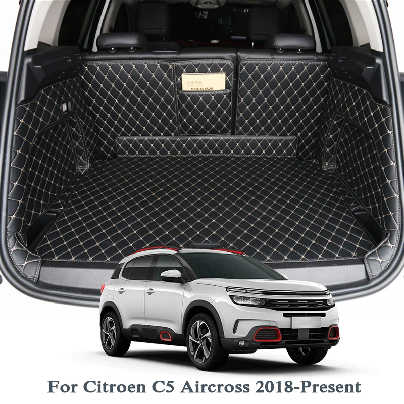 Для Citroen C5 Aircross низкий/высокий Mach 2018 2019 автомобильный коврик для обуви задний