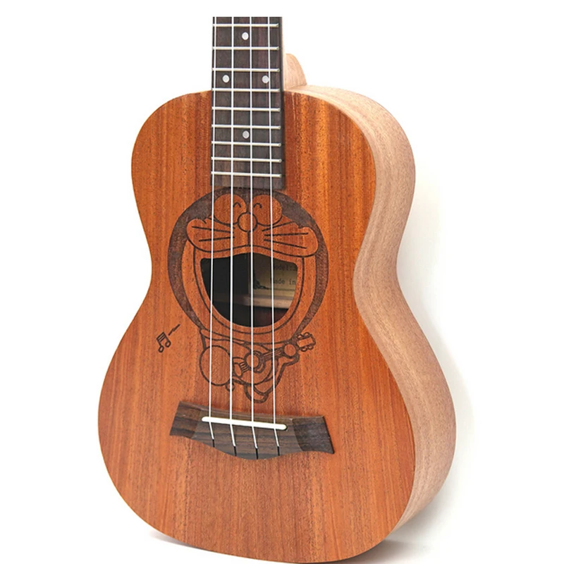 Гавайская Укулеле сопрано 21 дюйм 4 струны гитара 6 видов мультяшных узоров