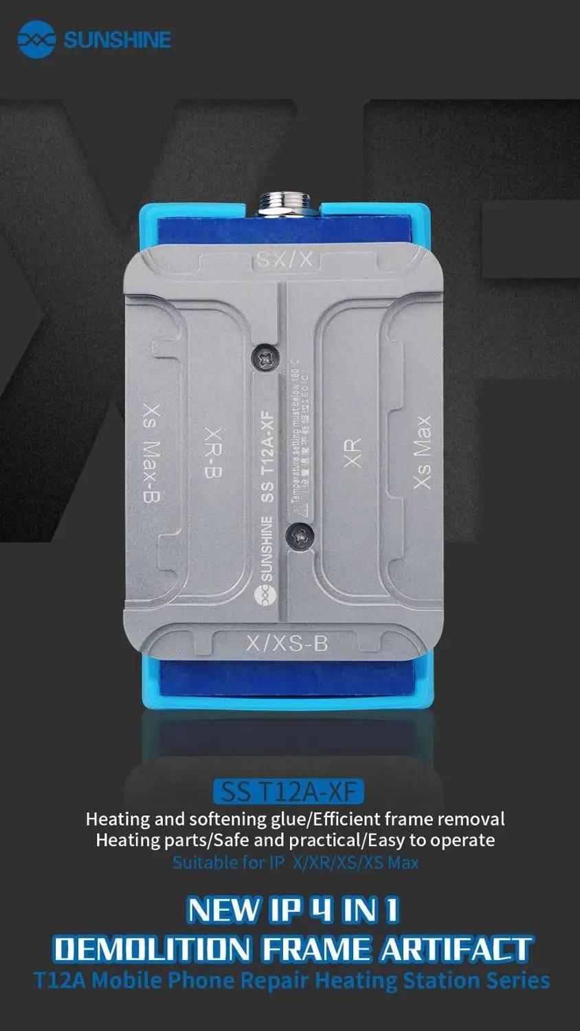 SS T12A XF IP 4 в раме быстрой обработки iPhone X XR XS Max быстрый нагрев эффективное удаление