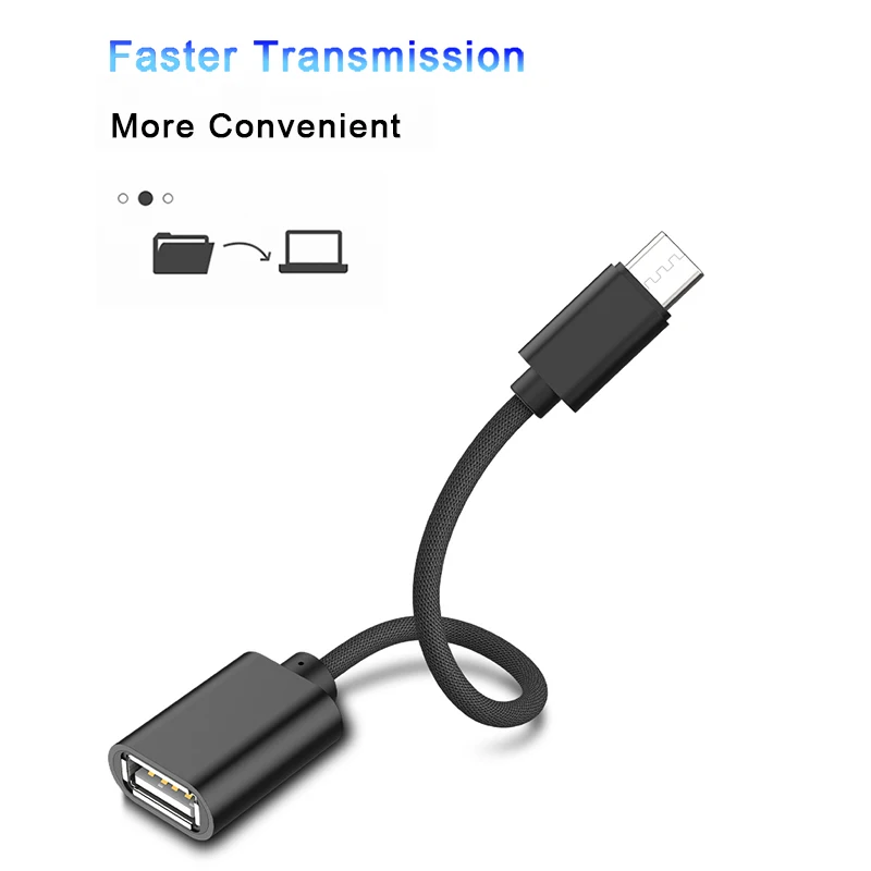 Переходник с USB-C на USB OTG-кабель MicroUSB Type C папа 3 0 мама Кабель-адаптер для Samsung Xiaomi