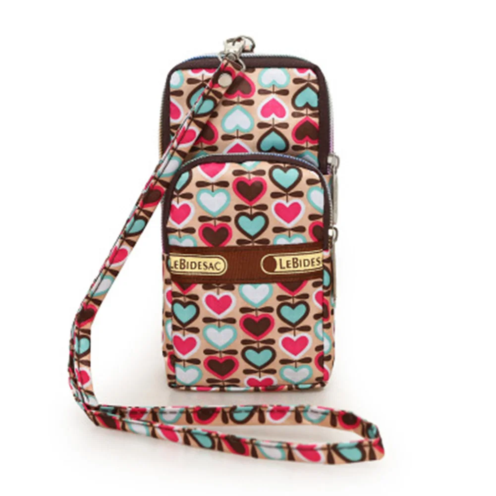Кошелек на шею для монет чехол сотового телефона с принтом мини сумка плечо
