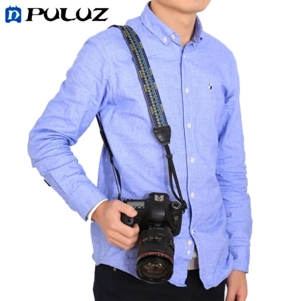 

PULUZ Ethnic Style Camera Neck Shoulder Camera Strap Belt Soft Durable Cloth Strap for SLR/DSLR Cameras