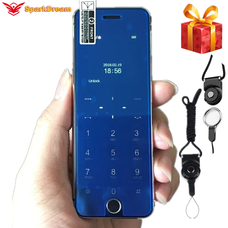 ULCOOL V66 Plus телефон с супер мини ультратонкой картой роскошный MP3 Bluetooth 1,6" дюймовый пылезащитный ударопрочный телефон
