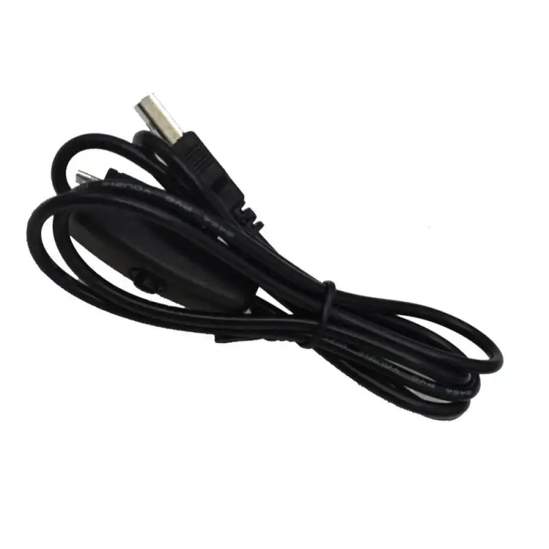 В наличии! Кабель Micro USB с кнопкой включения/выключения питания 3 поколения Raspberry Pi