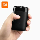 Электробритва Xiaomi Mijia для мужчин, зарядка по USB, портативная, для бороды, умная бритва с сумкой для хранения