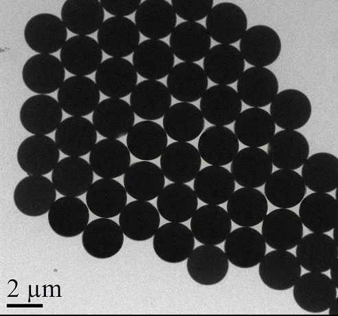 Monodisperse porous cross-linked polystyrene microspheres