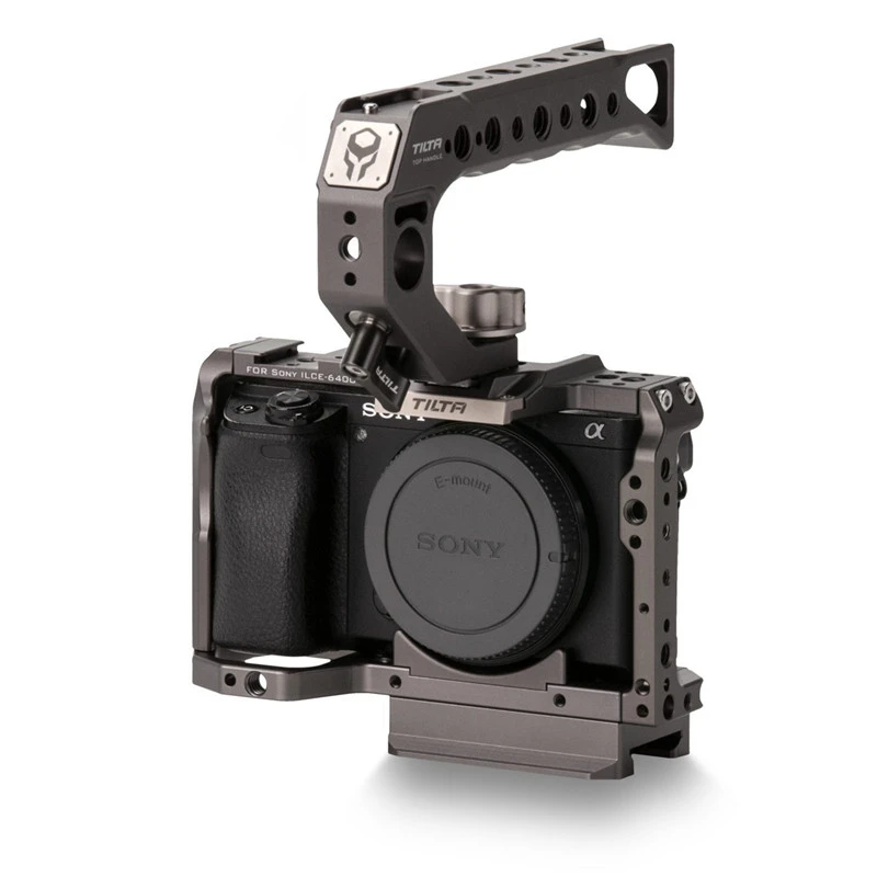 Клетка Tilta для камеры SONY A6 A6300 A6400 A6500 Полная DSLR Риг боковая фокусировка ручка